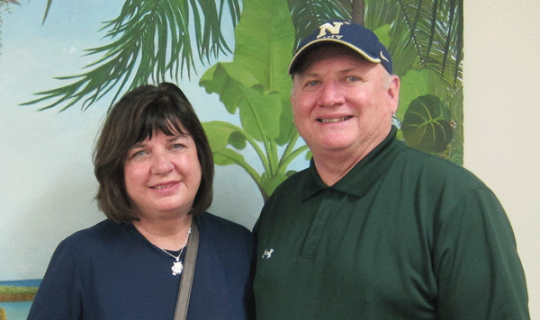 Darlene and John Conley. We thank John for his thoughtful donation to the museum.