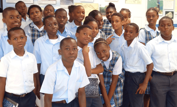 Students were happy with their visit to the Village at Grace Bay development office.